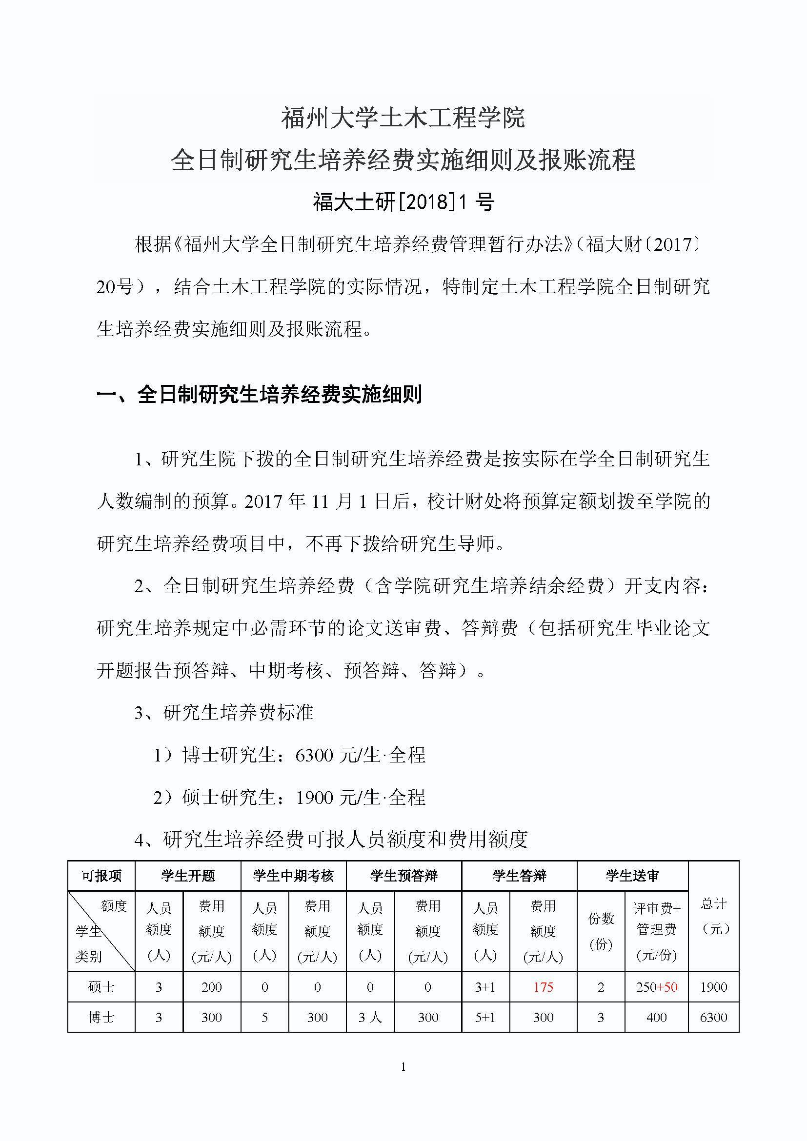 福大土研[2018] 1号—丝瓜视频
全日制研究生培养经费实施细则及报账流程_页面_1
